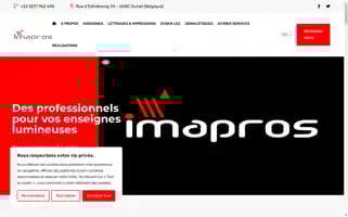 Imapros.be Screenshot 2024-07-09 11:49:00