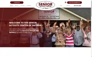 Smyrnaseniorcenter.org Screenshot 2024-07-03 16:40:55