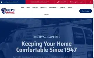 Oldcolonyhvac.com Screenshot 2024-05-16 10:43:15