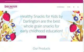 Healthysnacksforkidsbydarlington.com Screenshot 2024-05-19 12:13:39