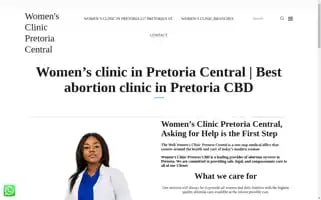 Womensclinicpretoria.co.za Screenshot 2024-06-26 11:22:10