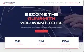 Gunsmithingclubofamerica.com Screenshot 2024-07-01 21:37:48