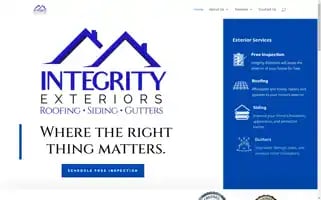 Integrityexteriorsllc.com Screenshot 2024-07-01 12:13:50