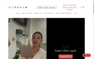 Endlessbeautymedspa.com Screenshot 2024-05-15 21:16:22