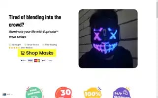 Euphoriaravemasks.com Screenshot 2024-05-03 22:08:18