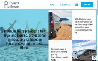 Platinumtoursspain.com Screenshot 2024-04-16 16:58:17