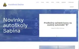 Autoskolasabina.sk Screenshot 2024-05-19 20:05:21