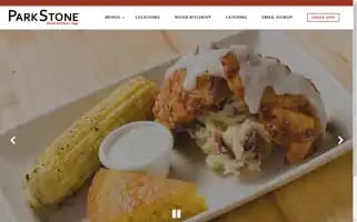 Parkstonerestaurants.com Screenshot 2024-05-16 11:49:35
