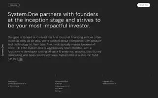 Systemone.vc Screenshot 2024-07-07 09:59:46