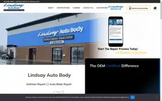Lindsayautobody.com Screenshot 2024-06-18 16:15:51