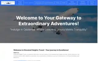 Elevatedheightstravel.org Screenshot 2024-04-27 03:19:04