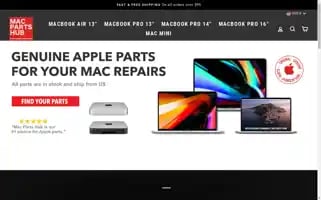 Macpartshub.com Screenshot 2024-04-22 17:22:36