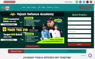 Tejashdefenceacademy.com Screenshot 2024-05-24 09:47:46