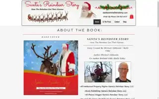Santasreindeerstory.com Screenshot 2024-07-07 08:34:08