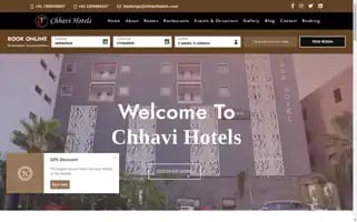 Chhavihotels.com Screenshot 2024-04-16 10:11:36