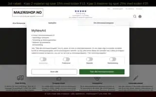 Malerishop.no Screenshot 2024-07-02 03:32:49