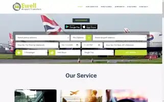 Ewellairporttransfers.co.uk Screenshot 2024-06-17 23:36:24