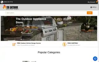 Theoutdoorappliancestore.com Screenshot 2024-05-14 10:14:36