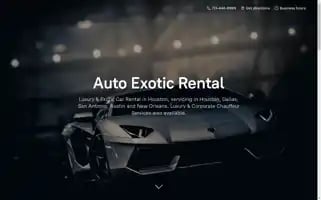 Autoexoticrental.com Screenshot 2024-05-08 15:35:07