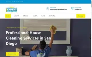 Sdexperthousecleaning.com Screenshot 2024-05-16 16:31:50