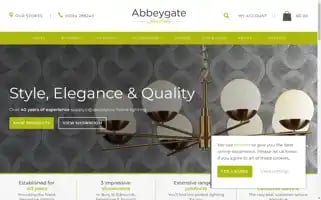 Abbeygatelighting.co.uk Screenshot 2024-06-11 09:01:04