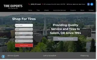Tireexpertssalem.com Screenshot 2024-05-14 12:54:39