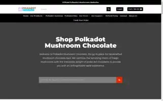 Polkadotmushroombar.com Screenshot 2024-05-26 09:54:59