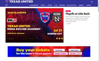 Txunitedfc.com Screenshot 2024-07-05 13:30:23