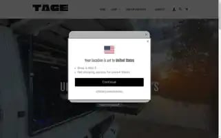 Tageoutdoors.com Screenshot 2024-04-19 09:29:52