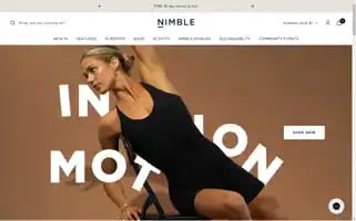 Nimbleactivewear.com Screenshot 2024-05-04 22:44:03