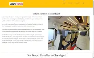 Luxurytempotravellerschandigarh.in Screenshot 2024-04-26 15:23:59