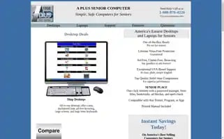 Aplusseniorcomputer.com Screenshot 2024-05-08 13:29:20