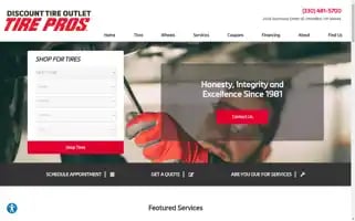 Discounttiremassillon.com Screenshot 2024-05-09 10:38:34