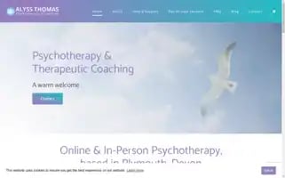 Alyssthomaspsychotherapy.co.uk Screenshot 2024-06-12 01:18:11