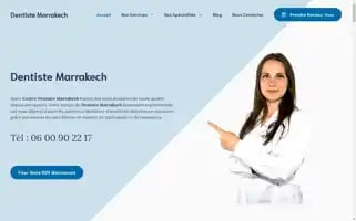 Dentisteamarrakech.com Screenshot 2024-07-08 08:40:20