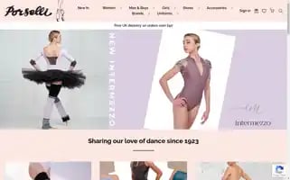 Dancewear.co.uk Screenshot 2024-05-09 08:29:07