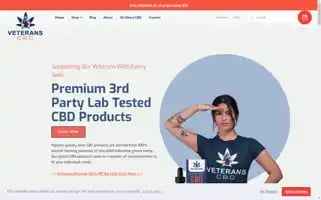 Veteranscbdoil.com Screenshot 2024-07-06 18:22:52