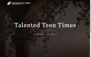Talentedteentimes.com Screenshot 2024-05-26 07:21:07