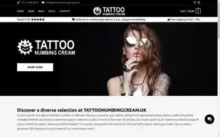 Tattoonumbingcream.uk Screenshot 2024-05-26 09:10:01