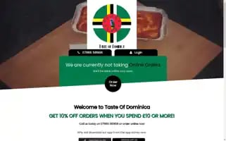 Tasteofdominica.co.uk Screenshot 2024-05-29 09:09:08