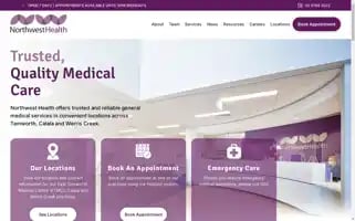 Northwesthealth.com.au Screenshot 2024-05-16 10:06:22