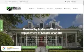 Charlottereplacementwindows.com Screenshot 2024-05-15 17:10:13