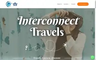 Interconnecttravels.com Screenshot 2024-04-17 13:50:30
