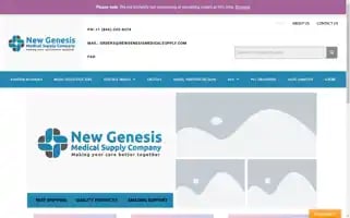 Newgenesismedicalsupply.com Screenshot 2024-05-23 06:15:46
