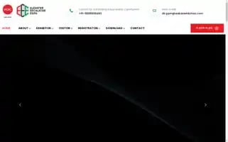 Elevatorexpo.co.in Screenshot 2024-07-02 22:57:00