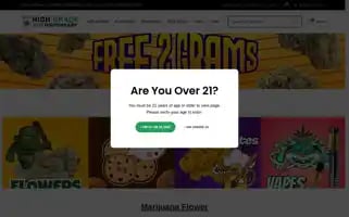 Highgradebuddispensary.com Screenshot 2024-05-22 13:36:07