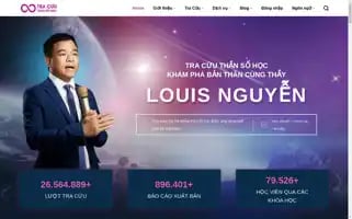Tracuuthansohoc.com Screenshot 2024-06-27 07:27:05
