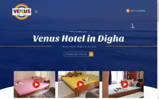 Venushoteldigha.com Screenshot 2024-04-17 18:16:03