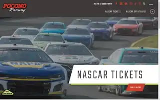 Poconoraceway.com Screenshot 2024-07-05 04:14:57