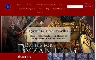 Byzantinetimetraveller.com Screenshot 2024-04-25 14:34:54